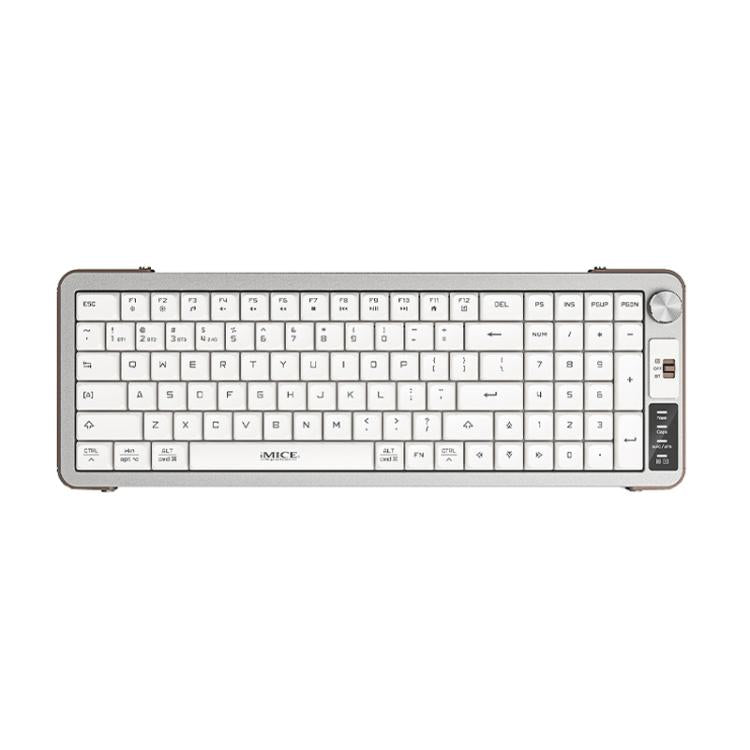 IMICE AN-800 Wireless Bluetooth Dual Mode Scissor Foot Structure Silent Keyboard(White) - Wireless Keyboard by iMICE | Online Shopping UK | buy2fix