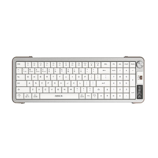 IMICE AN-800 Wireless Bluetooth Dual Mode Scissor Foot Structure Silent Keyboard(White) - Wireless Keyboard by iMICE | Online Shopping UK | buy2fix