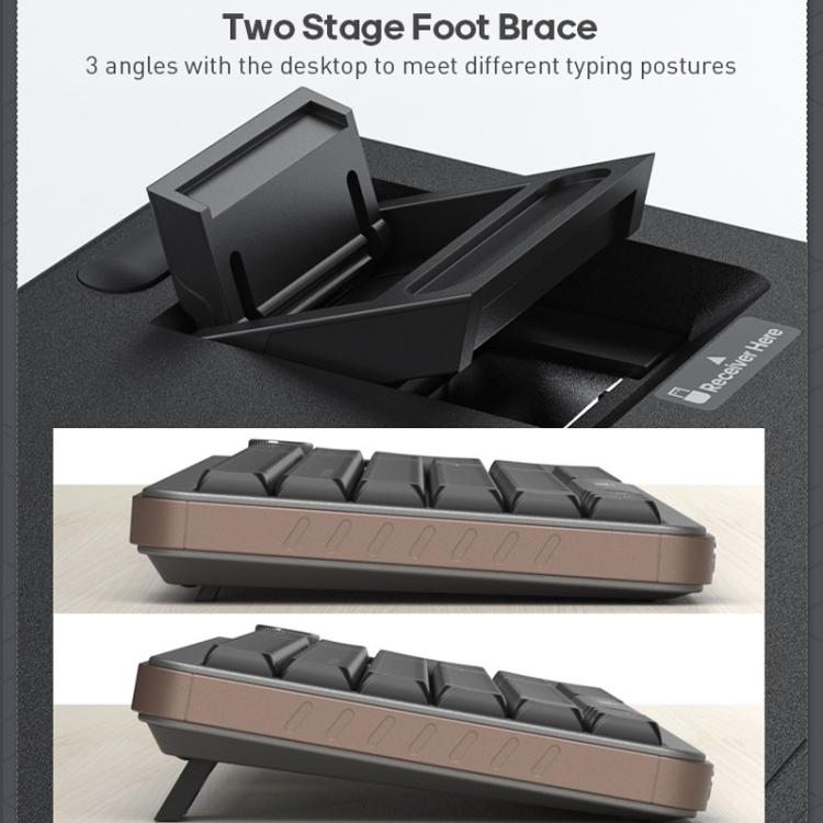 IMICE AN-800 Wireless Bluetooth Dual Mode Scissor Foot Structure Silent Keyboard(Black) - Wireless Keyboard by iMICE | Online Shopping UK | buy2fix