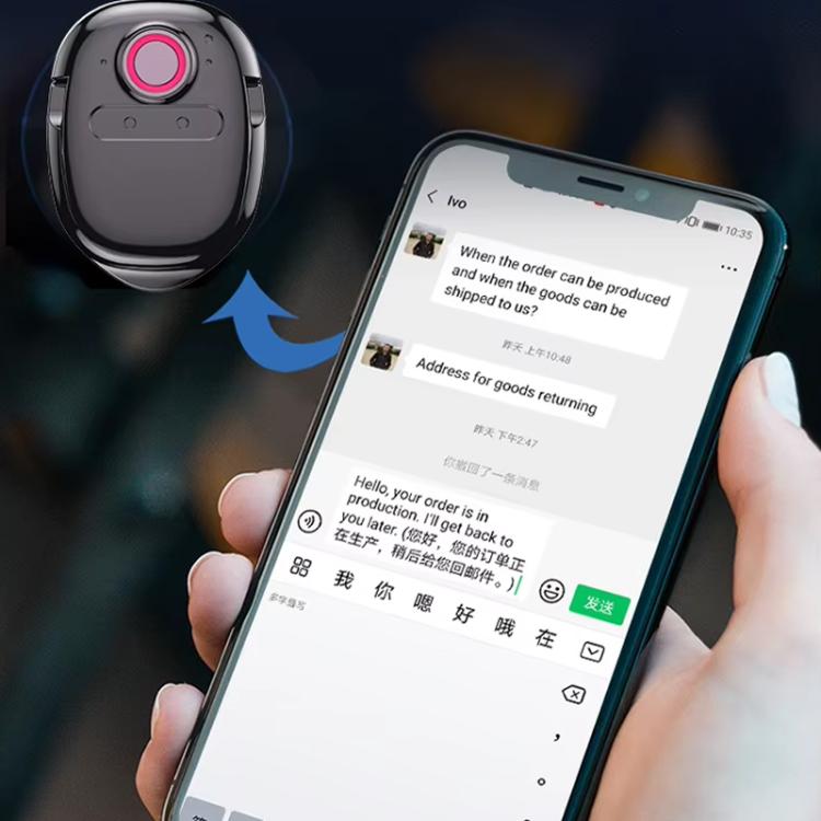 Basic Version Multilingual Mini Translator Real-Time Voice To Text Translation For Travel, Business & Instant Chat -  by buy2fix | Online Shopping UK | buy2fix