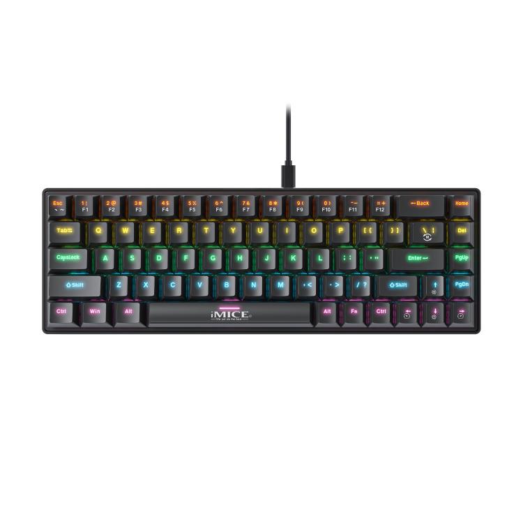 iMICE GK-690 Type-C Wired Mechanical Keyboard(Black) - Wired Keyboard by iMICE | Online Shopping UK | buy2fix