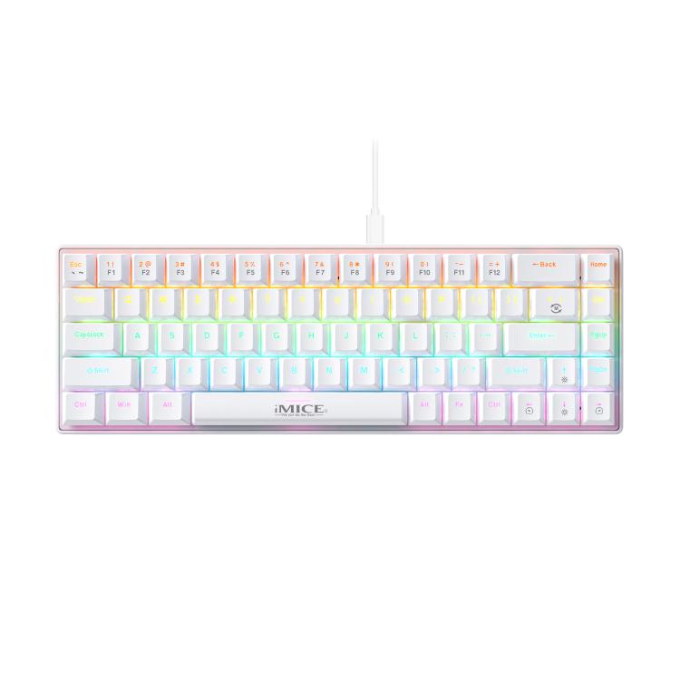 iMICE GK-690 Type-C Wired Mechanical Keyboard(White) - Wired Keyboard by iMICE | Online Shopping UK | buy2fix