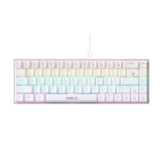 iMICE GK-690 Type-C Wired Mechanical Keyboard(White) - Wired Keyboard by iMICE | Online Shopping UK | buy2fix