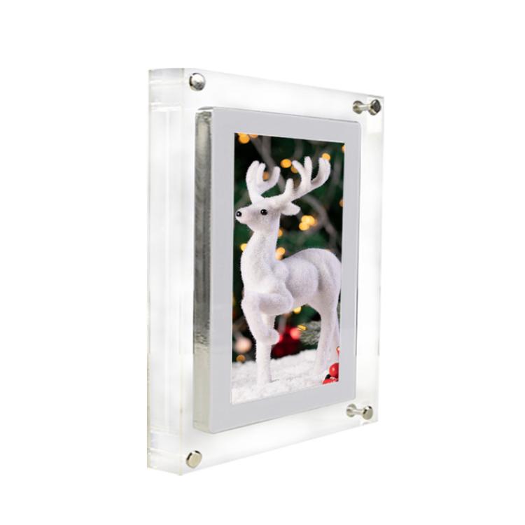 10.1 inch Transparent Acrylic Digital Photo Frame Video Picture Music Player Electronic Album Gift(US Plug) - 11 inch Below by buy2fix | Online Shopping UK | buy2fix
