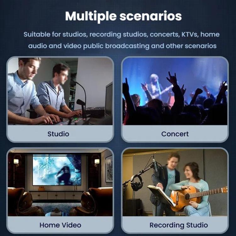 VEGGIEG Male to Female Microphone Stereo Microphone Cable Amplifier XLR Balanced Copper Cannon Audio Cable, Length: 8m(Black) - Microphone Audio Cable & Connector by VEGGIEG | Online Shopping UK | buy2fix