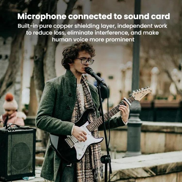 VEGGIEG Male to Female Microphone Stereo Microphone Cable Amplifier XLR Balanced Copper Cannon Audio Cable, Length: 15m(Black) - Microphone Audio Cable & Connector by VEGGIEG | Online Shopping UK | buy2fix