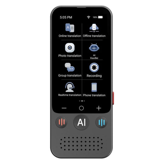 Z15W 3.1-inch Screen Multilanguage AI Translator Device 139 Online/17 Offline Languages, Real-Time Voice/Photo/Text Translation