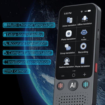 Z15W 3.1-inch Screen Multilanguage AI Translator Device 139 Online/17 Offline Languages, Real-Time Voice/Photo/Text Translation -  by buy2fix | Online Shopping UK | buy2fix