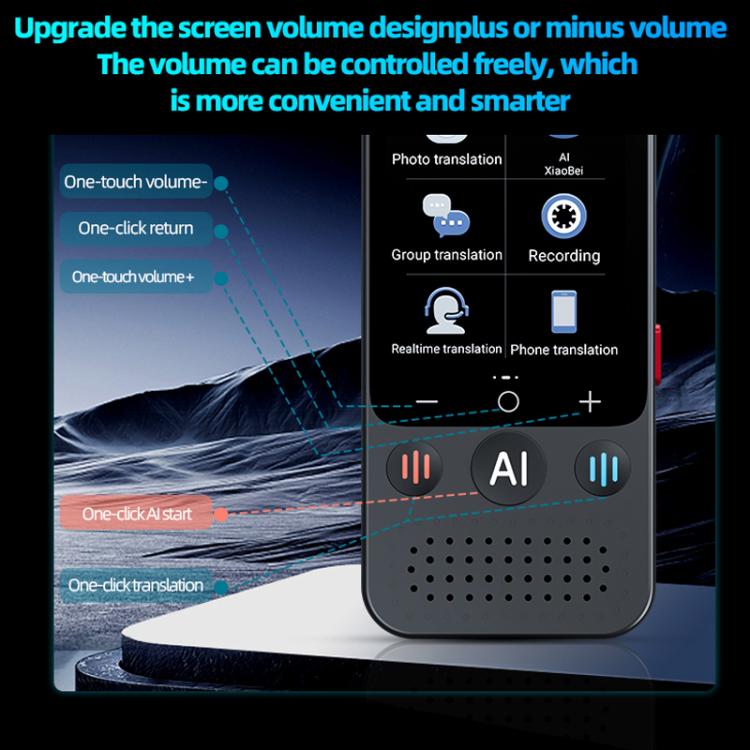 Z15W 3.1-inch Screen Multilanguage AI Translator Device 139 Online/17 Offline Languages, Real-Time Voice/Photo/Text Translation -  by buy2fix | Online Shopping UK | buy2fix