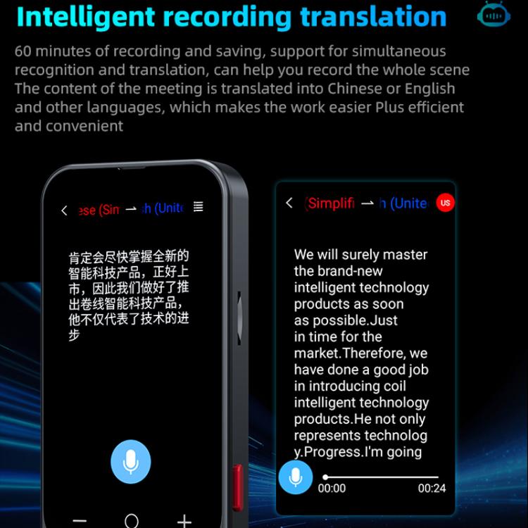 Z15W 3.1-inch Screen Multilanguage AI Translator Device 139 Online/17 Offline Languages, Real-Time Voice/Photo/Text Translation -  by buy2fix | Online Shopping UK | buy2fix