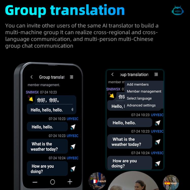 Z15W 3.1-inch Screen Multilanguage AI Translator Device 139 Online/17 Offline Languages, Real-Time Voice/Photo/Text Translation -  by buy2fix | Online Shopping UK | buy2fix