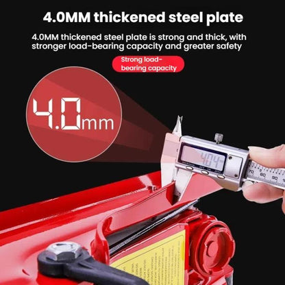 Horizontal Manual Hydraulic Car Jack For Tire Change Lifting Tool(2 Tons 5.5 kg Plastic Box) - Car Jacks by buy2fix | Online Shopping UK | buy2fix