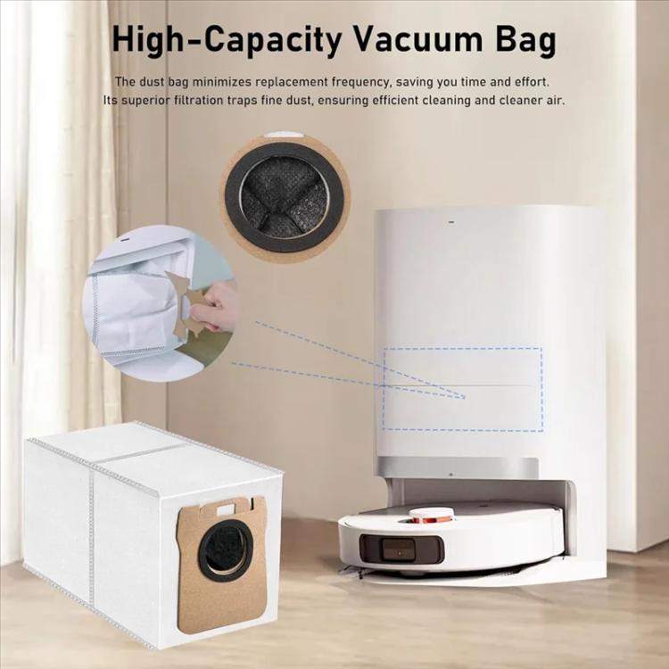 Carbon Dust Bag For Xiaomi Robot Vacuum X20 Max / D109GL Parts - For Xiaomi Accessories by buy2fix | Online Shopping UK | buy2fix