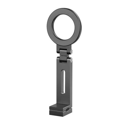 Travel Portable Magnetic Phone Holder Flexible Rotation Hands-Free Airplane Phone Mount(Gray) - Desktop Holder by buy2fix | Online Shopping UK | buy2fix