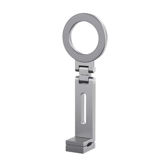 Travel Portable Magnetic Phone Holder Flexible Rotation Hands-Free Airplane Phone Mount(Silver) - Desktop Holder by buy2fix | Online Shopping UK | buy2fix