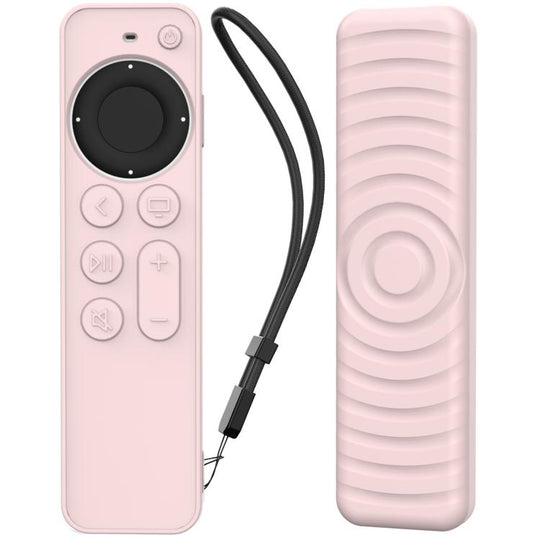 For Apple TV Siri Remote 2 / 3 AhaStyle PT167 Remote Control Silicone Protective Case(Pink)