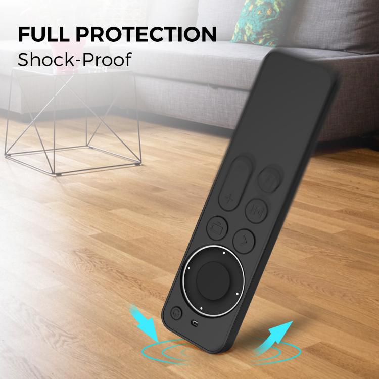 For Apple TV Siri Remote 2 / 3 AhaStyle PT167 Remote Control Silicone Protective Case(Blue) - Remote Control Covers by AhaStyle | Online Shopping UK | buy2fix