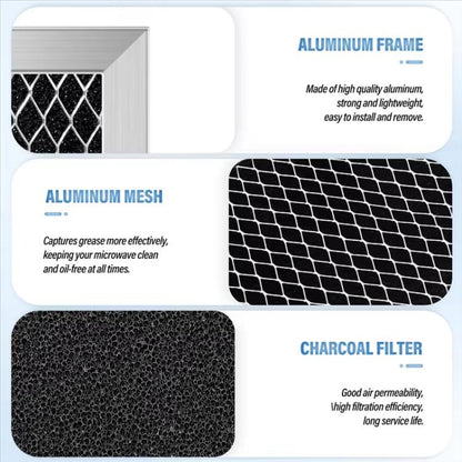 2pcs /Pack Microwave Charcoal Filter For GE WB02X11550 JX81L - Microwave Oven Parts by buy2fix | Online Shopping UK | buy2fix