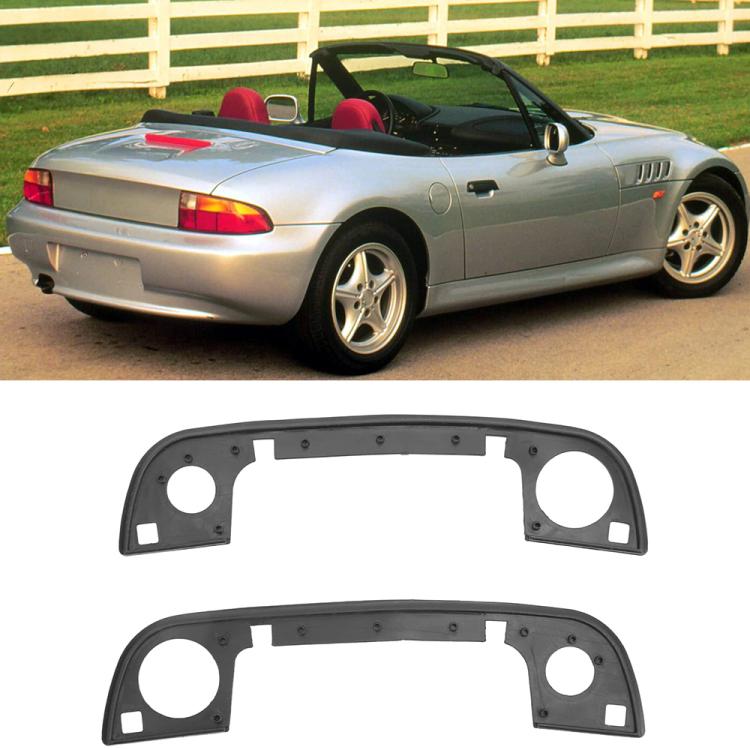 51218122441 51218122442 For BMW E34 5-Series Door Handle Gasket Rubber Seal(2-in-1) - Door Handles by buy2fix | Online Shopping UK | buy2fix