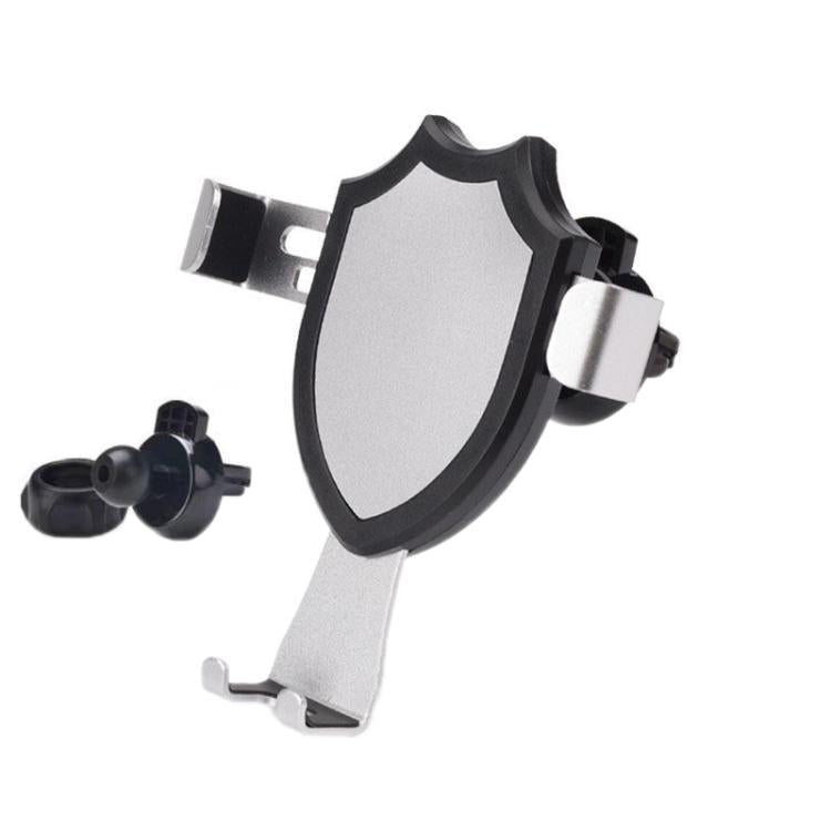 Air Outlet Clip-on Gravity 360-degree Rotating Car Phone Holder, Color: Silver Eagle Beak Clip - Universal Car Holders by buy2fix | Online Shopping UK | buy2fix
