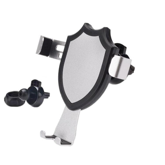 Air Outlet Clip-on Gravity 360-degree Rotating Car Phone Holder, Color: Silver Eagle Beak Clip - Universal Car Holders by buy2fix | Online Shopping UK | buy2fix