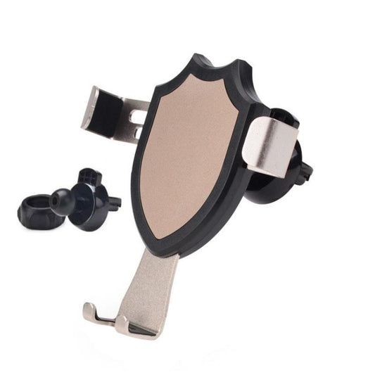 Air Outlet Clip-on Gravity 360-degree Rotating Car Phone Holder, Color: Gold Eagle Beak Clip - Universal Car Holders by buy2fix | Online Shopping UK | buy2fix