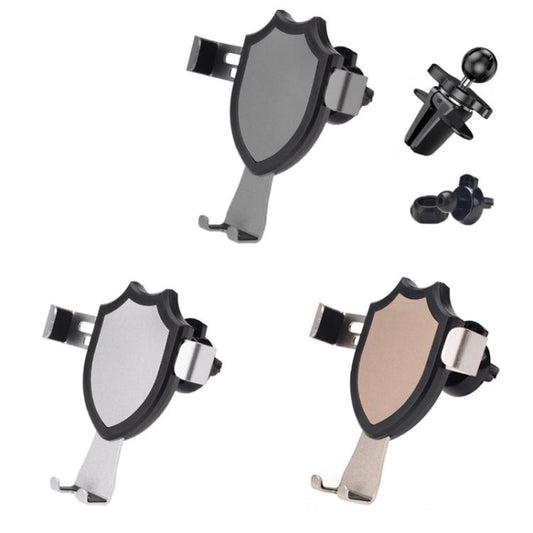 Air Outlet Clip-on Gravity 360-degree Rotating Car Phone Holder, Color: Gold Eagle Beak Clip - Universal Car Holders by buy2fix | Online Shopping UK | buy2fix