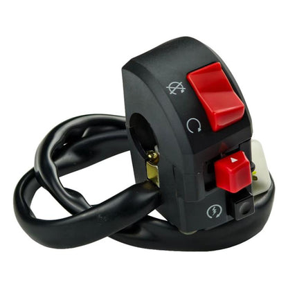 For Ducati Motorcycle Right Handlebar Combination Switch With Double Flash(BZKG) - Electrical System by buy2fix | Online Shopping UK | buy2fix