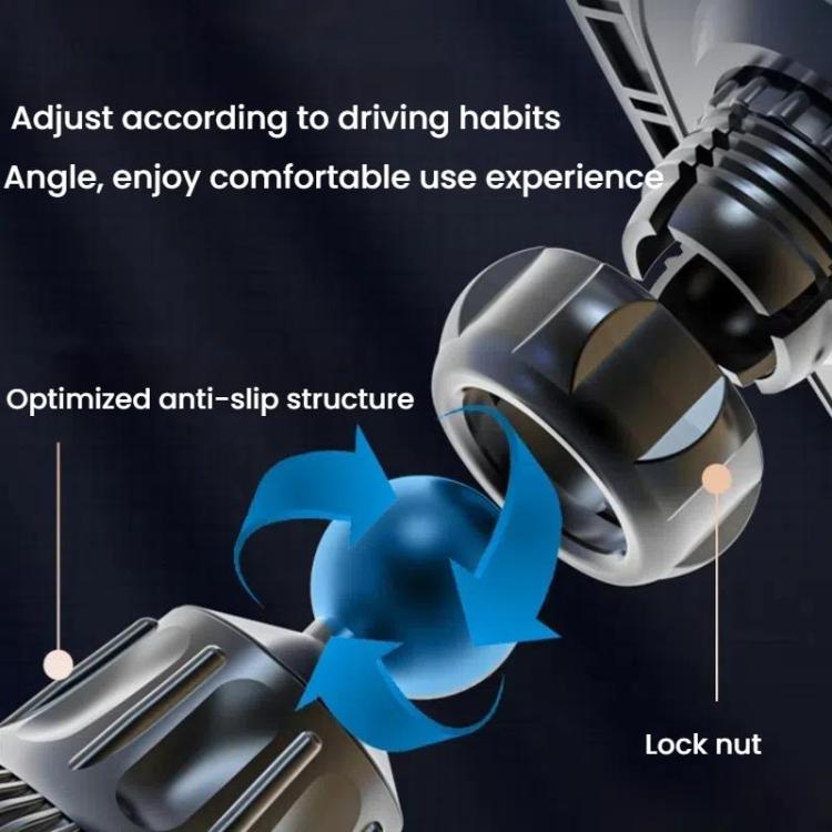 15W Wireless Induction Snap-on Charging Car Air Outlet Phone Holder, Color: Black + Long Hook Clip - Wireless Charger Holders by buy2fix | Online Shopping UK | buy2fix