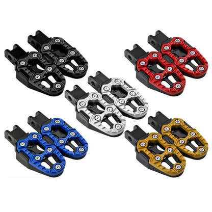 JT-001-1 CNC Aluminum Alloy Wear-resistant and Non-slip Pedals Universal Rear Pedals(Black) - Replacement Parts by buy2fix | Online Shopping UK | buy2fix