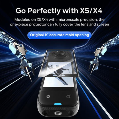 For Insta360 X5 / X4 aMagisn Tempered Glass Screen Protector Anti-Scratch 9H Hardness(1 Pack) - Protective Film & Stickers by aMagisn | Online Shopping UK | buy2fix