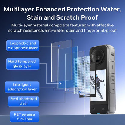 For Insta360 X5 / X4 aMagisn Tempered Glass Screen Protector Anti-Scratch 9H Hardness(1 Pack) - Protective Film & Stickers by aMagisn | Online Shopping UK | buy2fix