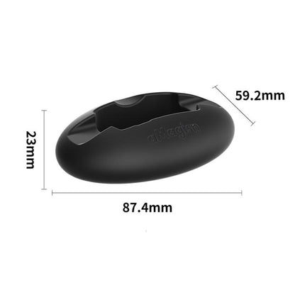 For Insta360 X5 / X4 aMagisn Silicone Base Desktop Stand Car Dashboard Holder(Black) - Mount & Holder by aMagisn | Online Shopping UK | buy2fix