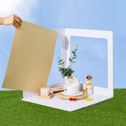 19pcs /Set 3D Shooting Background Board Live Broadcast Product Photography Props, Size: 35cm - Solid Color by buy2fix | Online Shopping UK | buy2fix