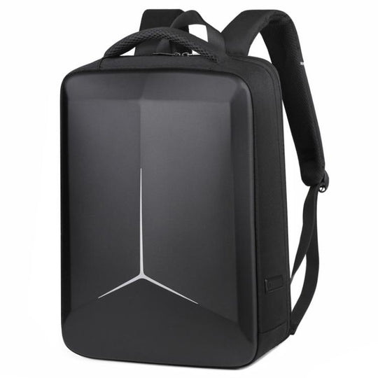 15.6-16.6 Inch Hard Shell Laptop Backpack with USB+Type-C Charging Ports Unisex Anti-Theft  Business Travel Bag Black