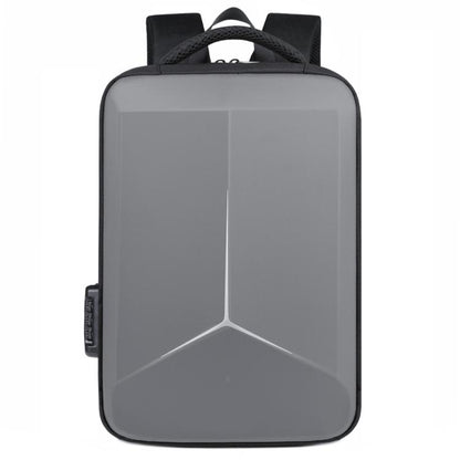 15.6-16.6 Inch Hard Shell Laptop Backpack with USB+Type-C Charging Ports Unisex Anti-Theft  Business Travel Bag Airbag Gray - Backpack by buy2fix | Online Shopping UK | buy2fix