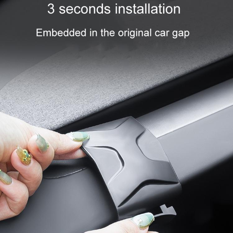 For Tesla Model 3 Car Dashboard Cup Holder Storage Mug Bracket Accessory(Black) - Car Drink Holders by buy2fix | Online Shopping UK | buy2fix