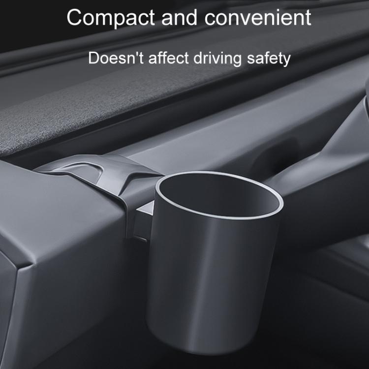 For Tesla Model 3 Car Dashboard Cup Holder Storage Mug Bracket Accessory(Black) - Car Drink Holders by buy2fix | Online Shopping UK | buy2fix