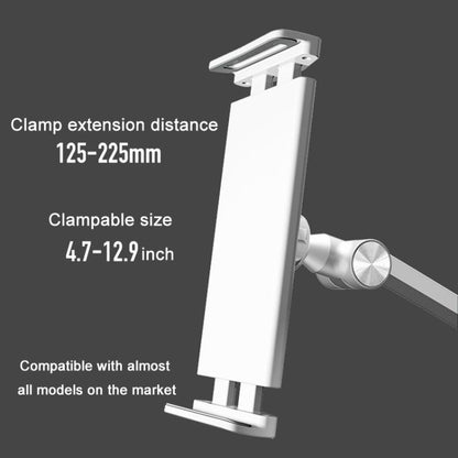 Cell Phone Holder Live Streaming Desktop Folding Phone / Tablet Universal Desk Clip Holder(Dark Gray) - Lazy Bracket by buy2fix | Online Shopping UK | buy2fix