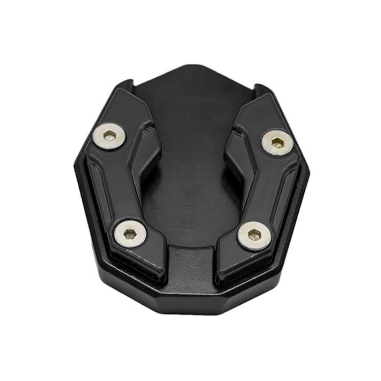 JCBD-002 CNC Aluminum Alloy Motorcycle Side Support Anti-slip Pad(Black) - Replacement Parts by buy2fix | Online Shopping UK | buy2fix