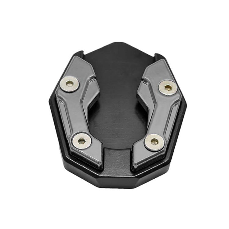 JCBD-002 CNC Aluminum Alloy Motorcycle Side Support Anti-slip Pad(Titanium) - Replacement Parts by buy2fix | Online Shopping UK | buy2fix