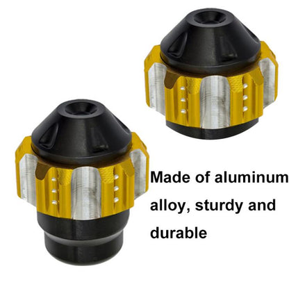 1pair QCB-011 Universal Aluminum Alloy Anti-Fall Front Fork Cup Motorcycle Wheel Protection Ball(Black) - Protective Gear by buy2fix | Online Shopping UK | buy2fix