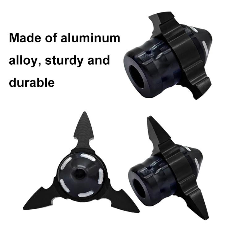 1pair QCB-034 Aluminum Alloy Dart Front Fork Cup Wheel Anti-fall Wear-resistant Decorative Cup(Blue) - Protective Gear by buy2fix | Online Shopping UK | buy2fix