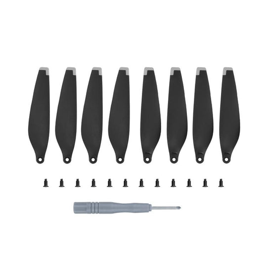 For DJI Mini 3 Drone 8pcs /Set 6030F Propeller Blades Low Noise Wings With Screwdrivers, Color: Silver Tip