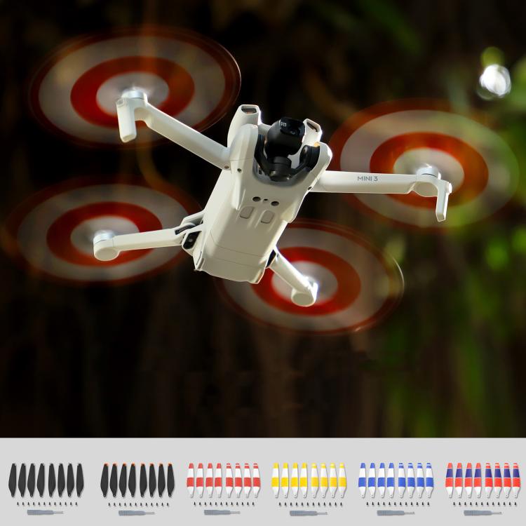 For DJI Mini 3 Drone 8pcs /Set 6030F Propeller Blades Low Noise Wings With Screwdrivers, Color: Silver Tip - DIY Propeller by buy2fix | Online Shopping UK | buy2fix
