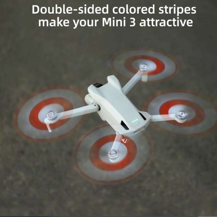 For DJI Mini 3 Drone 8pcs /Set 6030F Propeller Blades Low Noise Wings With Screwdrivers, Color: Silver Tip - DIY Propeller by buy2fix | Online Shopping UK | buy2fix