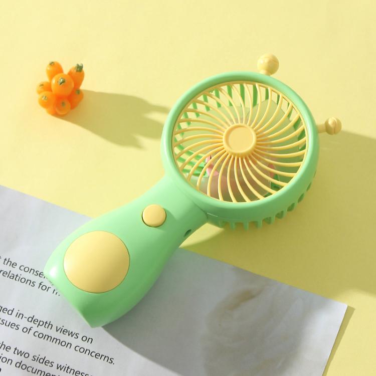 Cute Small Snail Handheld USB Rechargeable Fan Portable Mini Compact Pocket Fan(Green) - Electric Fans by buy2fix | Online Shopping UK | buy2fix