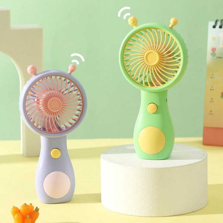 Cute Small Snail Handheld USB Rechargeable Fan Portable Mini Compact Pocket Fan(Green) - Electric Fans by buy2fix | Online Shopping UK | buy2fix