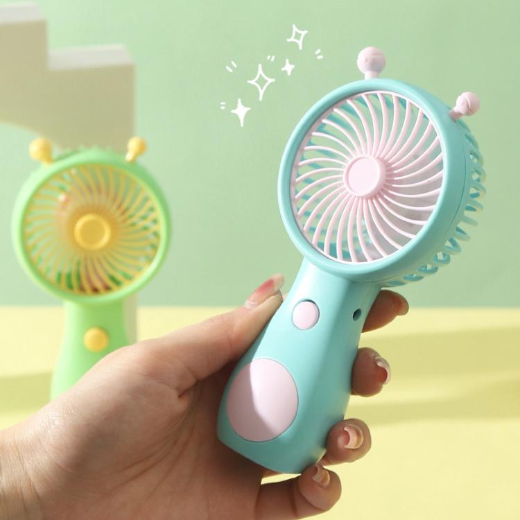 Cute Small Snail Handheld USB Rechargeable Fan Portable Mini Compact Pocket Fan(Blue) - Electric Fans by buy2fix | Online Shopping UK | buy2fix