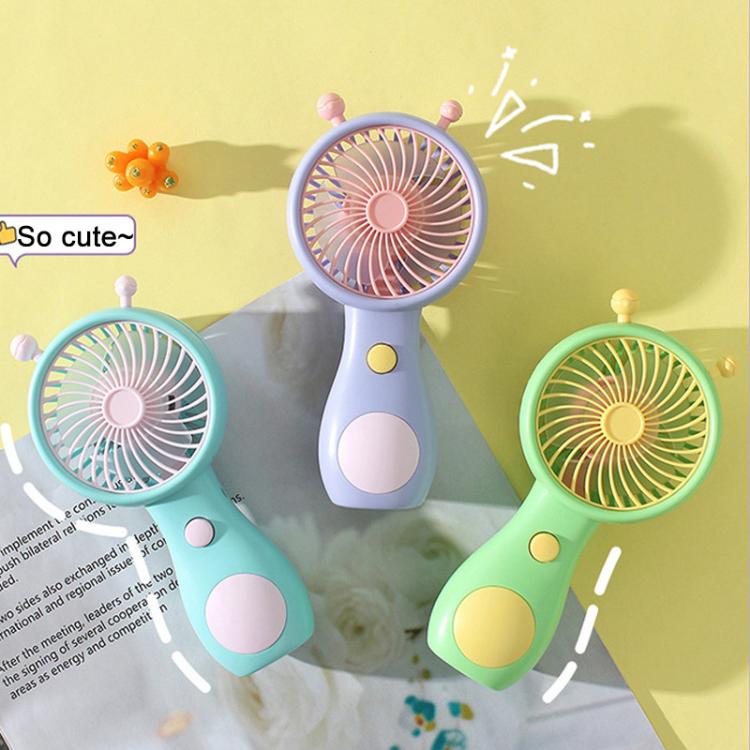 Cute Small Snail Handheld USB Rechargeable Fan Portable Mini Compact Pocket Fan(Green) - Electric Fans by buy2fix | Online Shopping UK | buy2fix